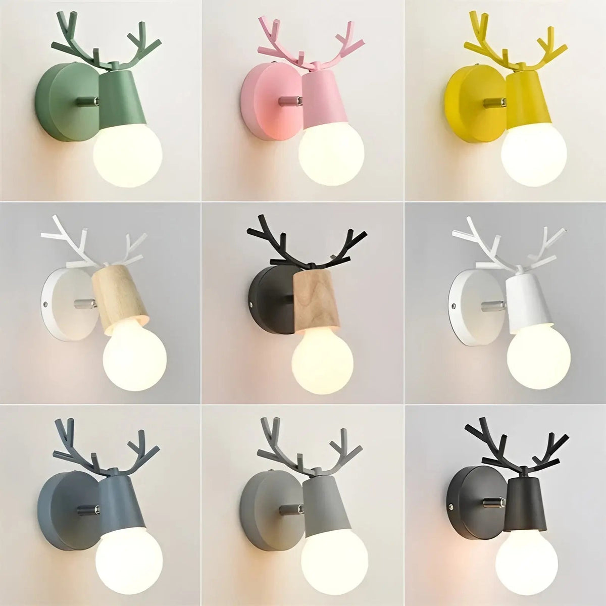 Nordic Glow - Scandinavian Antler-Shaped LED Wall Sconce