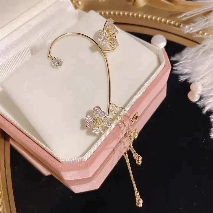 Clips d'Oreille Papillon Élégants sans Piercing