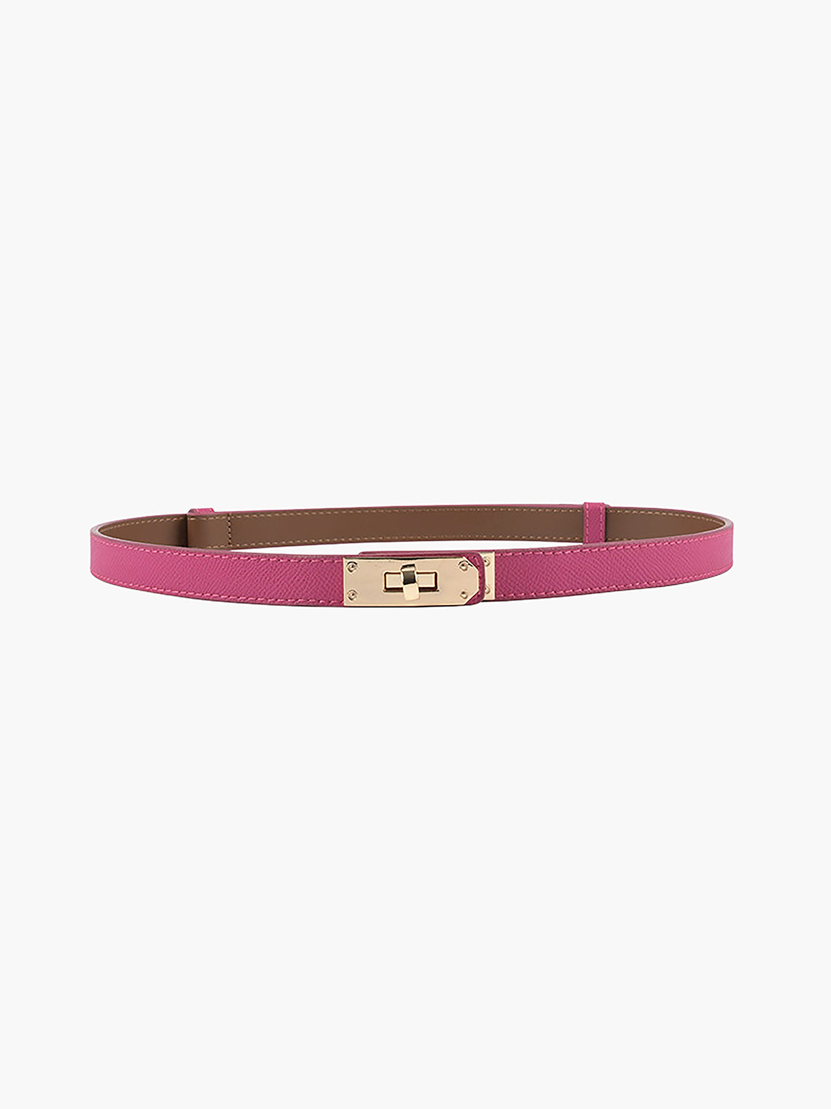 GlamBelt - Ceinture Femme Réglable Boucle Dorée