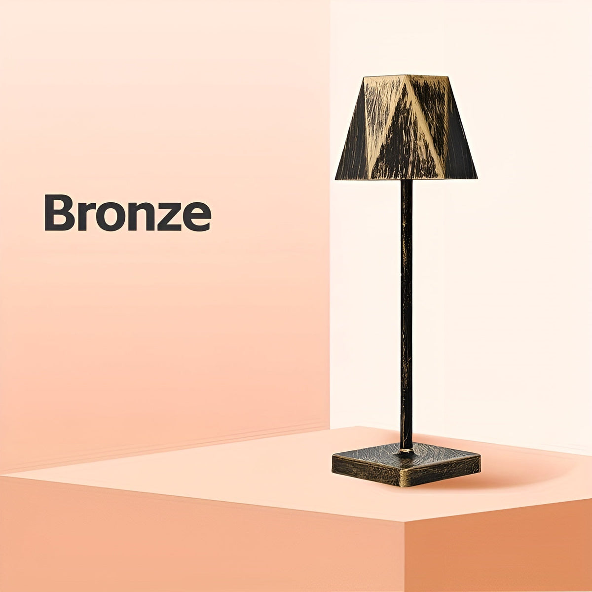 BrightLuxe - Retro Wireless Rechargeable LED Table Lamp