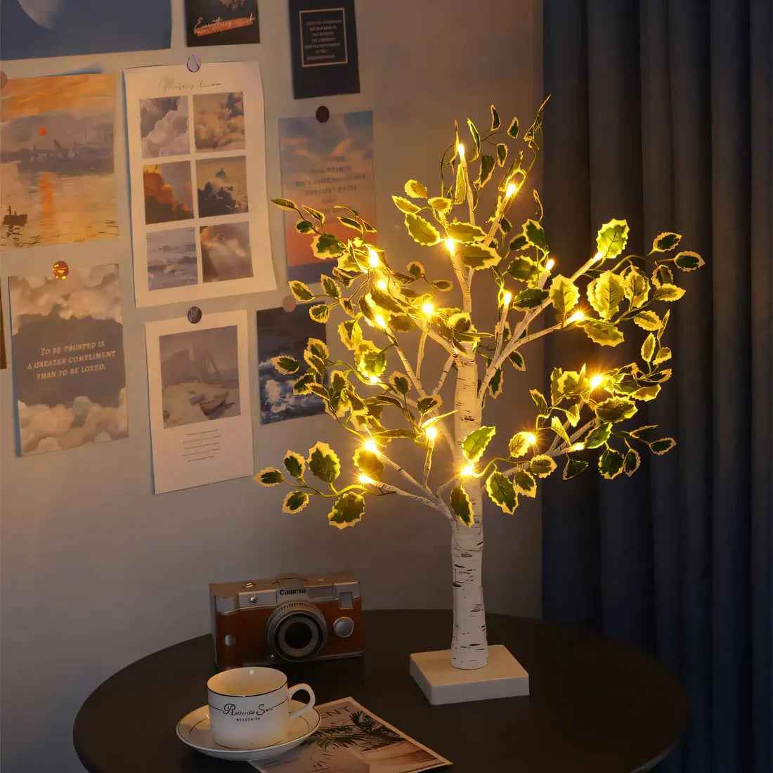 Yorwood - Warm White LED Tree Table Lamp