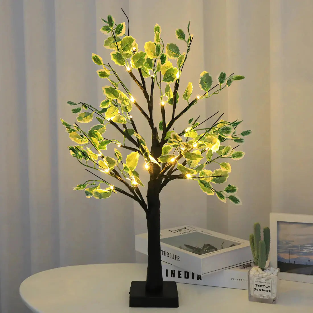 Yorwood - Warm White LED Tree Table Lamp