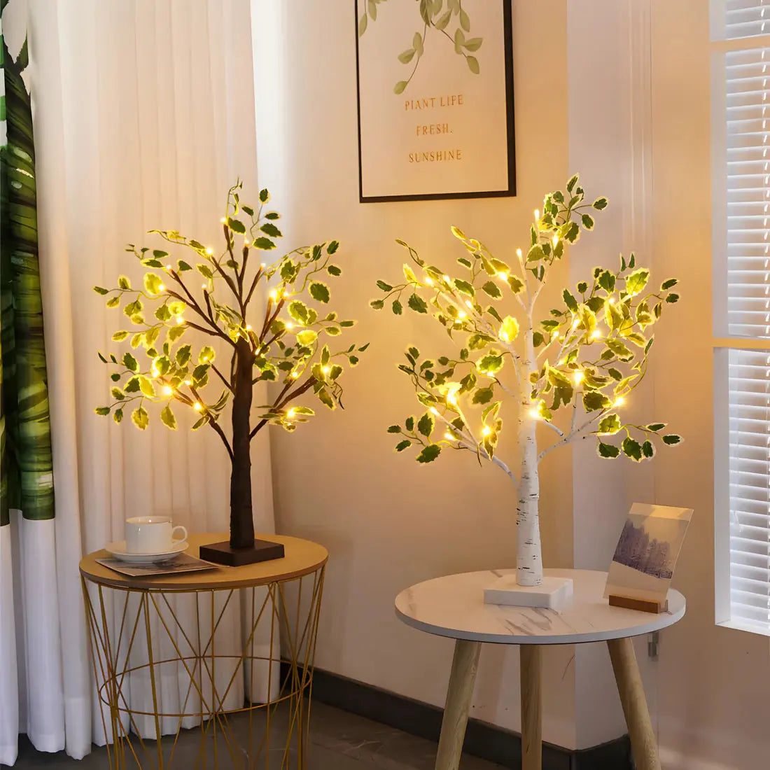 Yorwood - Warm White LED Tree Table Lamp