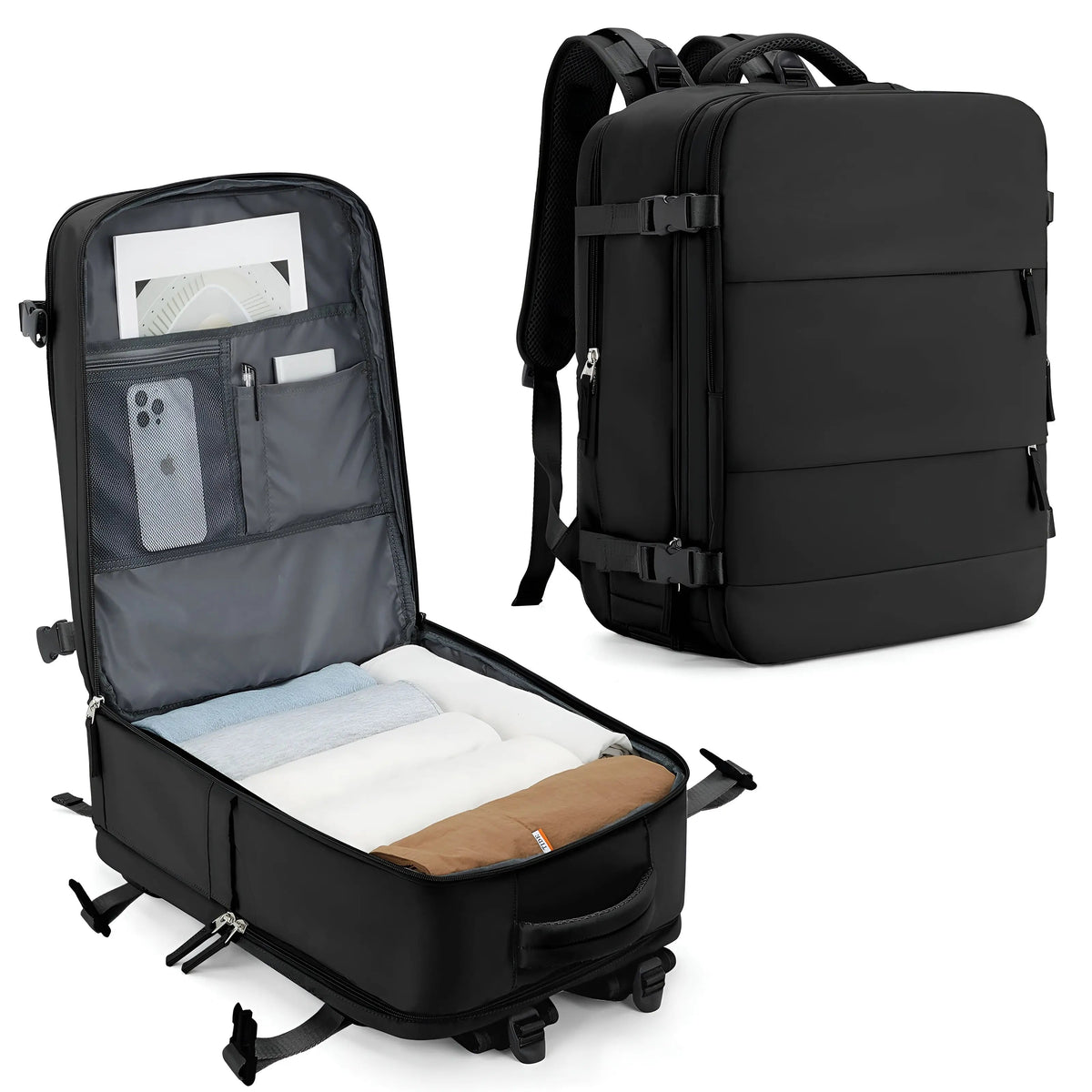 EasyTravel - Elegant Spacious Cabin Luggage for Effortless Travel