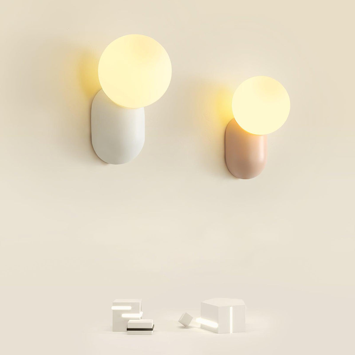 Utique - Elegant and Efficient Resin LED Wall Sconce