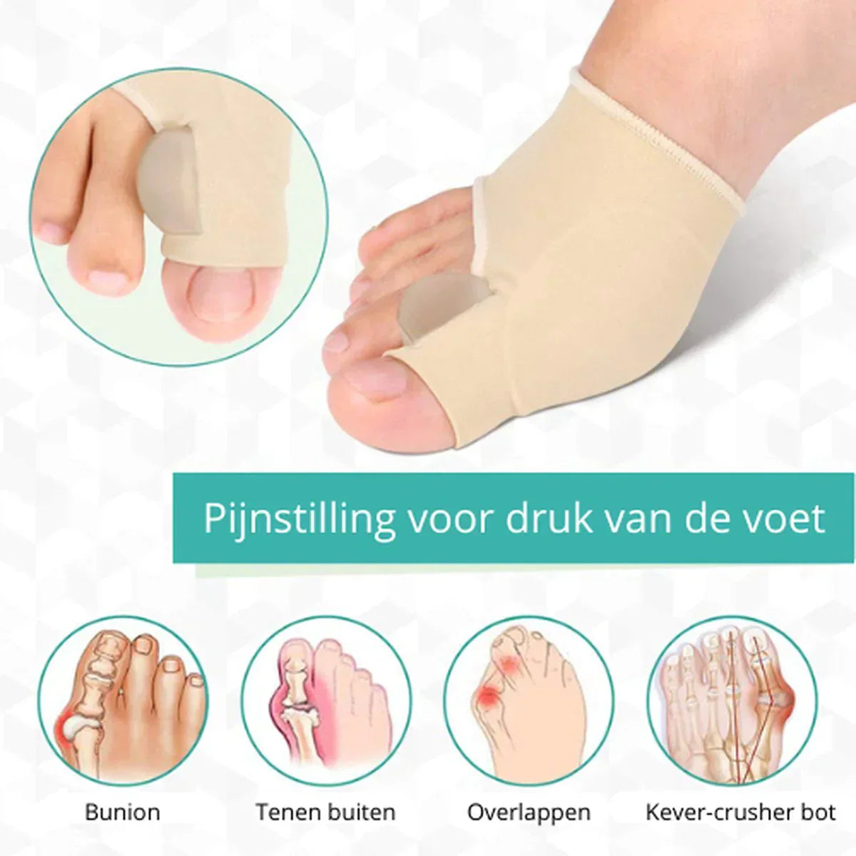 CompressCare - Hallux Valgus Toe Corrector for Lasting Comfort