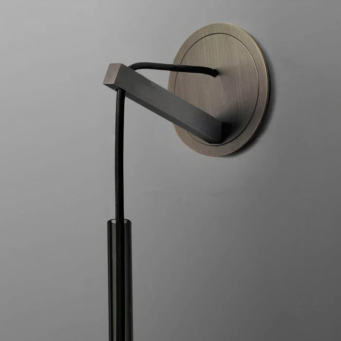 SoleilFumé - Scandinavian Wall Sconce in Smoked Glass