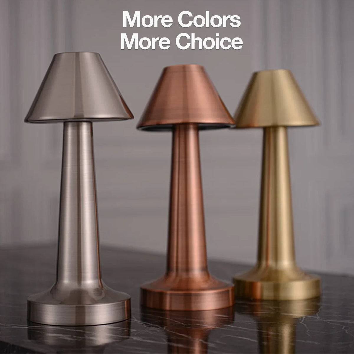 Minima Desk Lamp - Cordless LED Lamp with Minimalist Modern Design