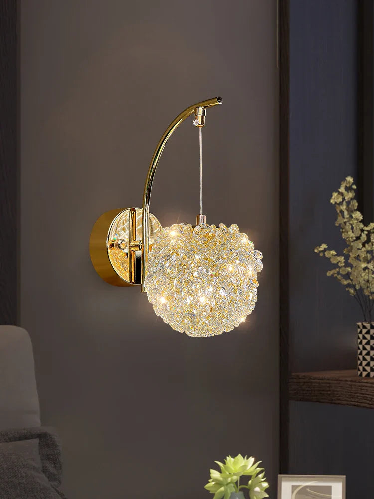 Crystal Wall Sconce - Elegant Wall Light for a Luxurious Interior