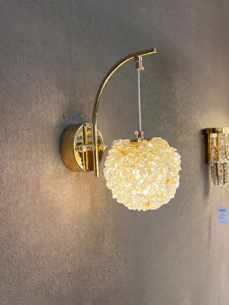 Crystal Wall Sconce - Elegant Wall Light for a Luxurious Interior