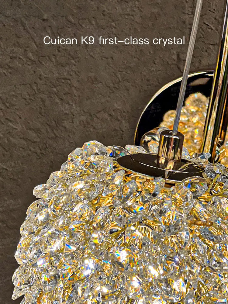 Crystal Wall Sconce - Elegant Wall Light for a Luxurious Interior