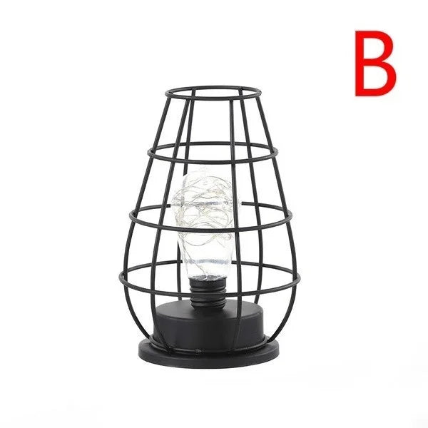 RetroEra - Minimalist Hollow-Out Retro Table Lamp