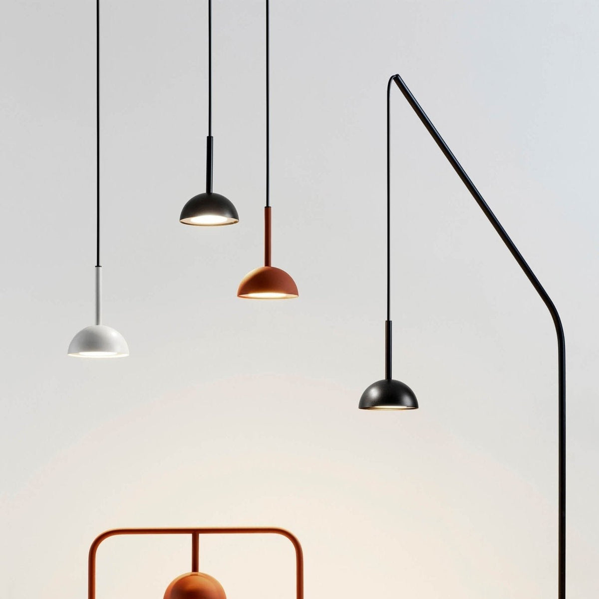 LumiereChic - Elegant Geometric Metal Pendant Light
