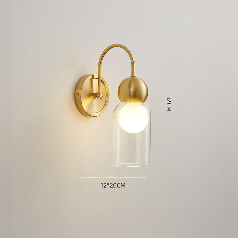 GlowFlare - Applique Murale Scandinave Transparente