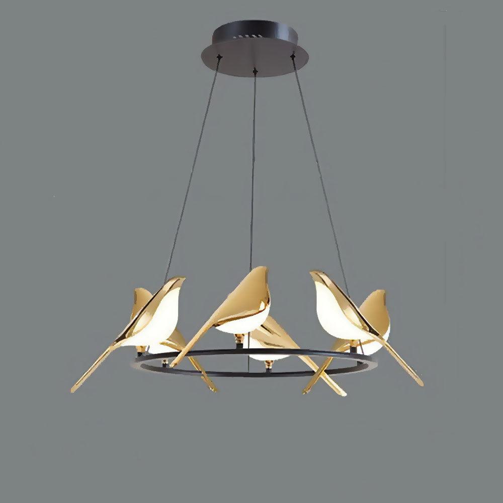 BirdLume Light - Bird-Inspired LED Pendant for Modern Interiors