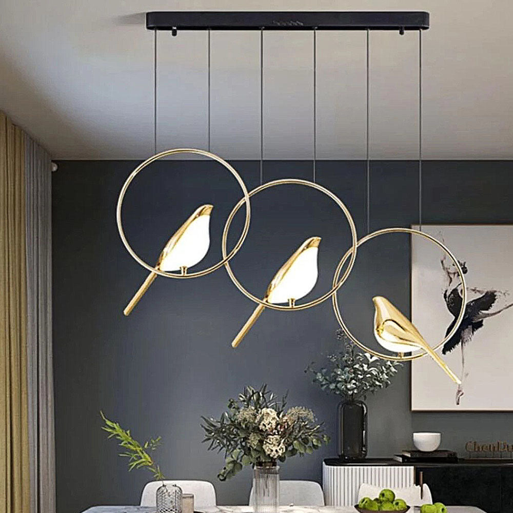 BirdLume Light - Bird-Inspired LED Pendant for Modern Interiors