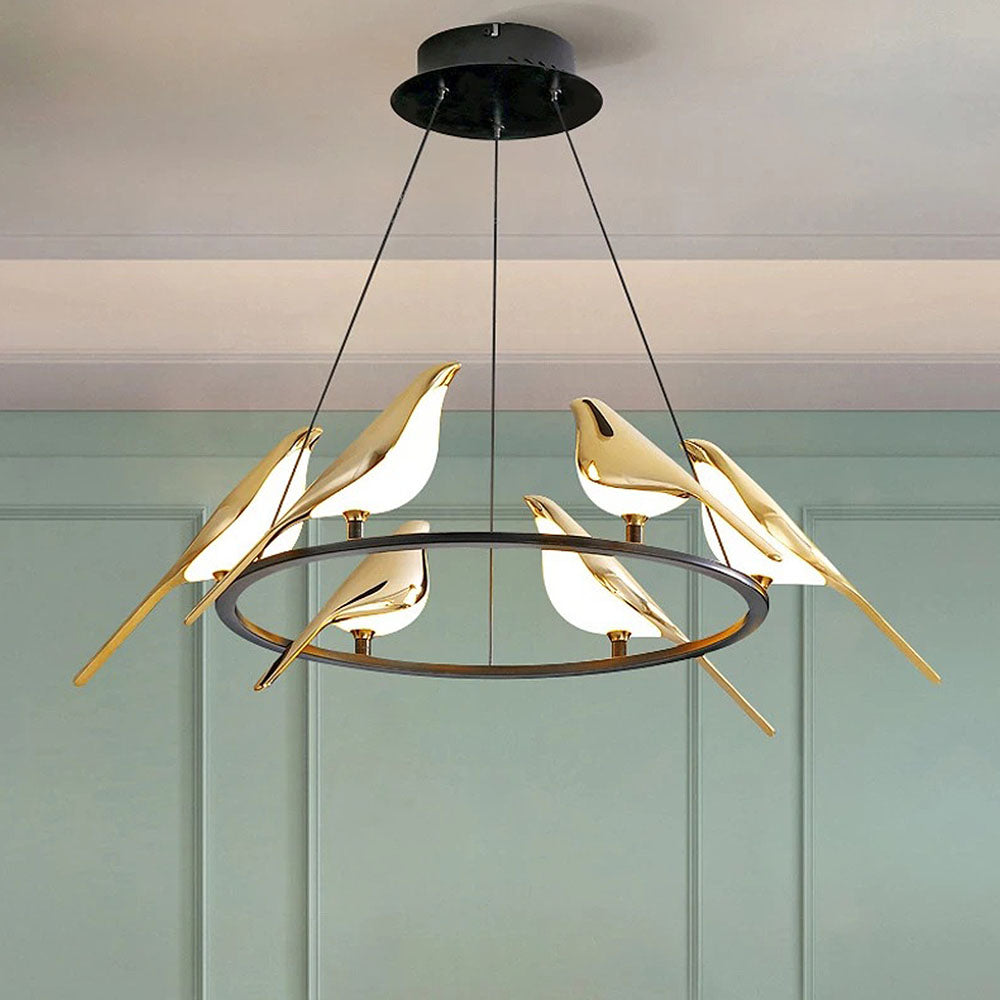 BirdLume Light - Bird-Inspired LED Pendant for Modern Interiors