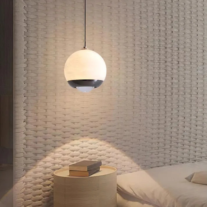 LumiereNordique - Scandinavian Marble and Alabaster Pendant Light