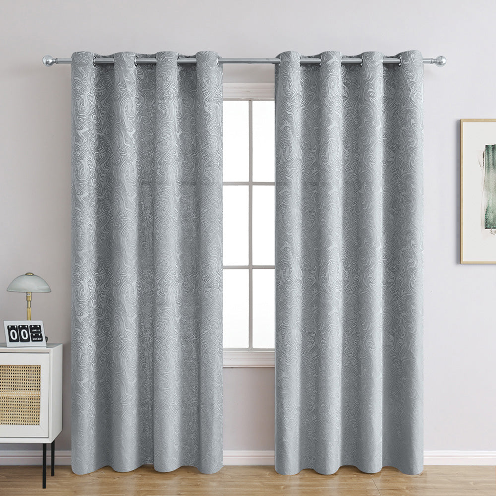 AquaLuxe Curtains - Textured Blackout Curtains for Contemporary Interiors
