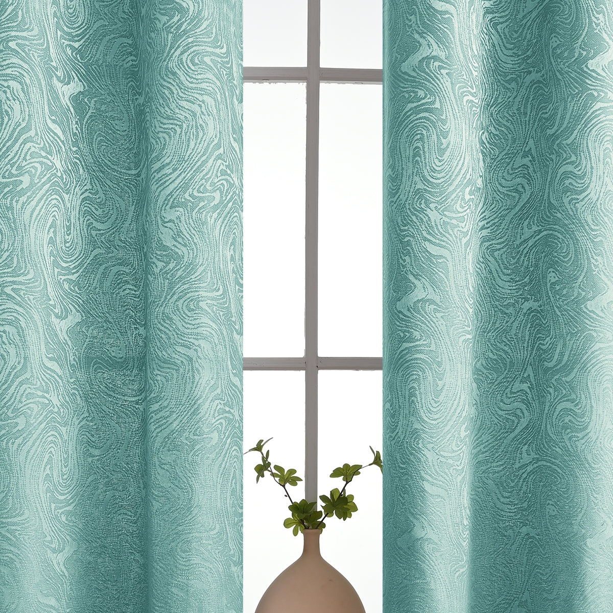 AquaLuxe Curtains - Textured Blackout Curtains for Contemporary Interiors