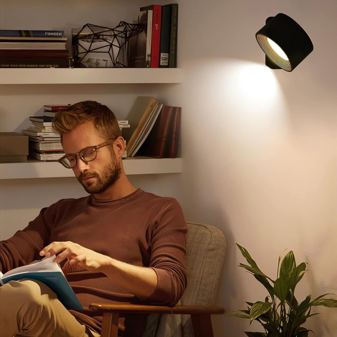 FlexiLamp - Rechargeable Wireless 360° LED Wall Light