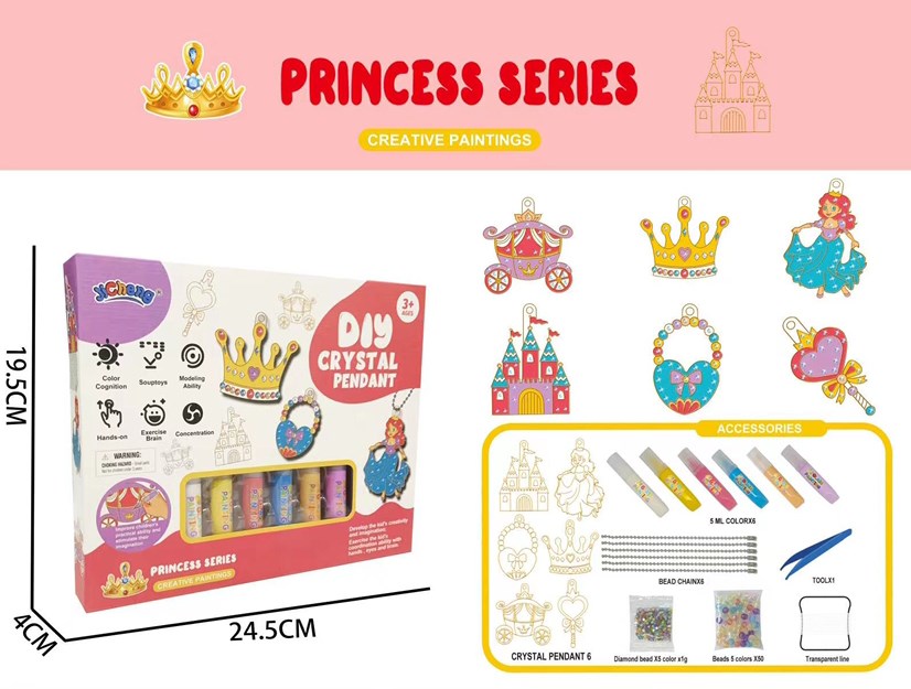 SparkleArt - Paint Your Own Keychain DIY Craft Kit