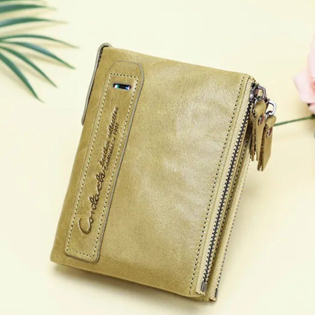 CompactWallet - Portefeuille Compact Double Zip