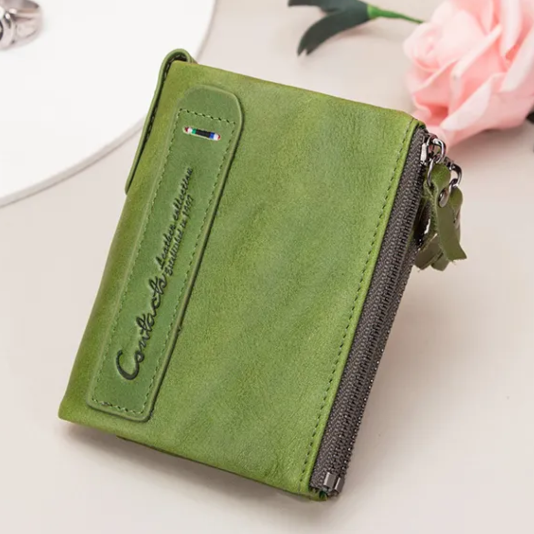 CompactWallet - Portefeuille Compact Double Zip