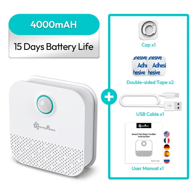 RenuAir - Cat Litter Odor Purifier for Fresh Air All Day at Home
