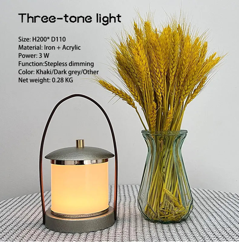 LED Lantern - Portable Cordless Light for Indoor and Outdoor Use
