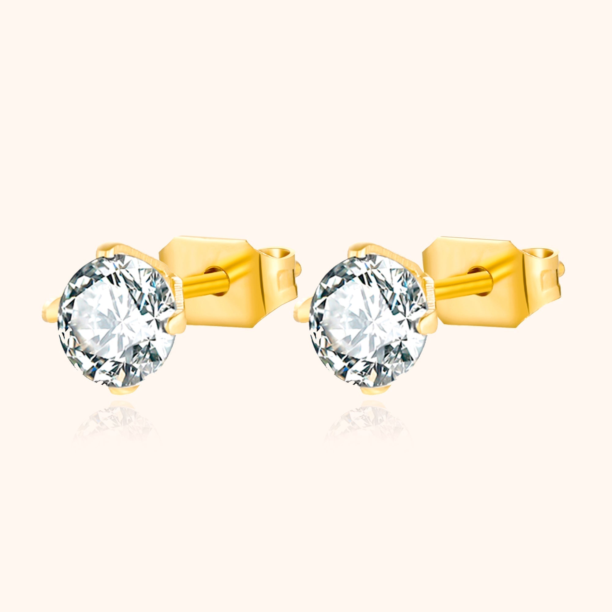 Mira - Mini Stud Earrings with Sparkling Zirconia