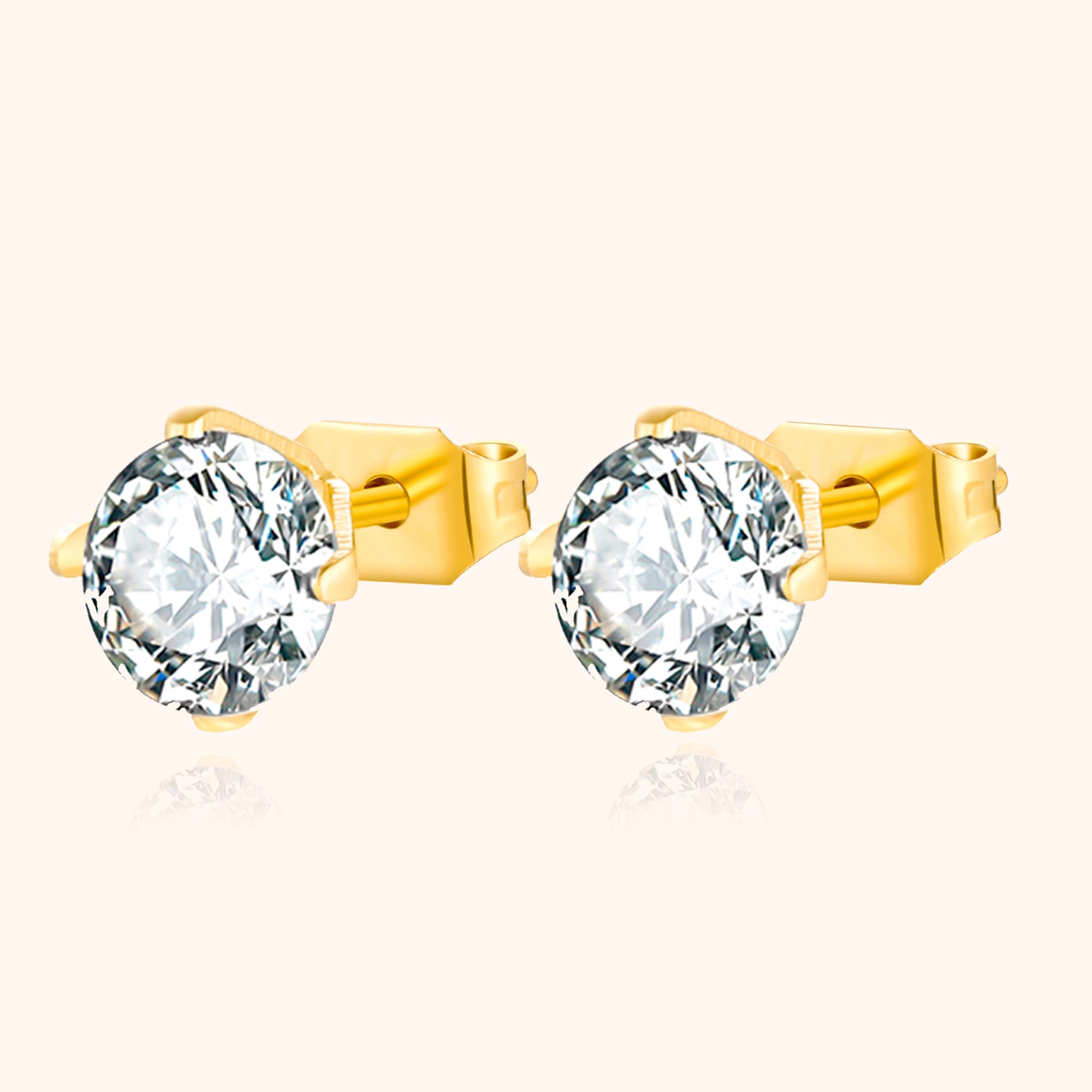 Mira - Mini Stud Earrings with Sparkling Zirconia