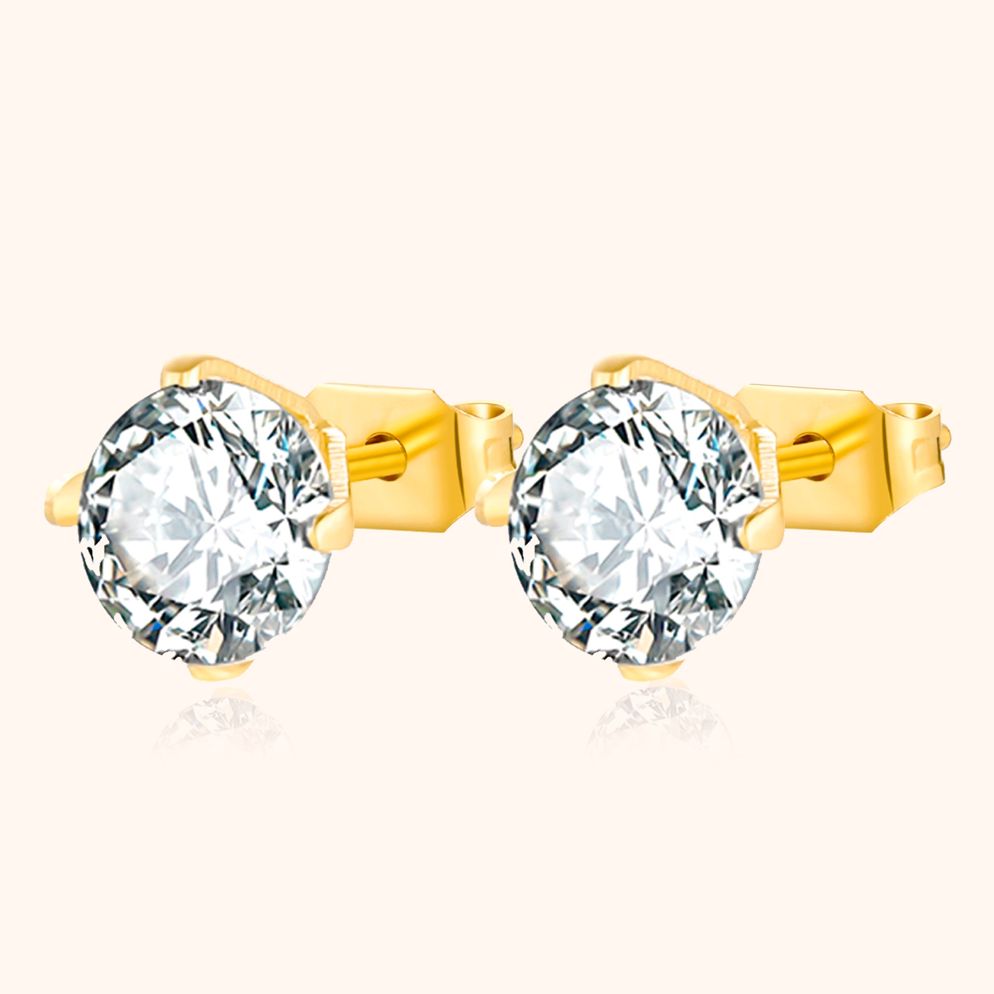 Mira - Mini Stud Earrings with Sparkling Zirconia