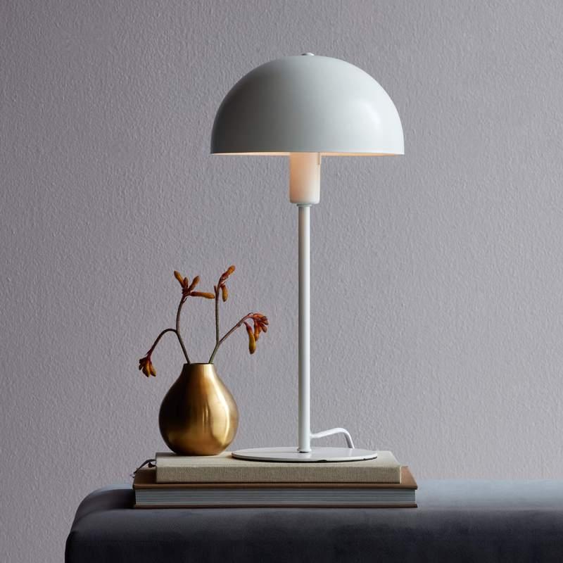 Lumi Glow - Elegant White Table Lamp for a Refined Interior
