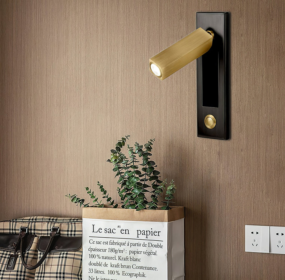Embedded Light - Minimalist LED Bedside Wall Sconce