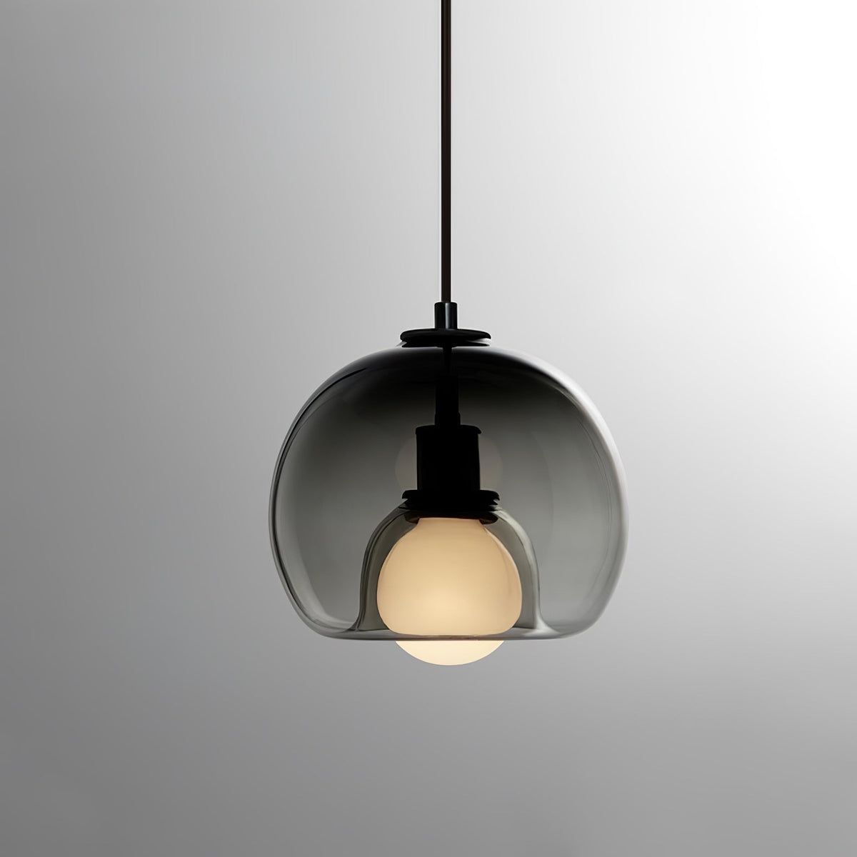 EclatPure - Minimalist LED Pendant Light in Metal and Glass