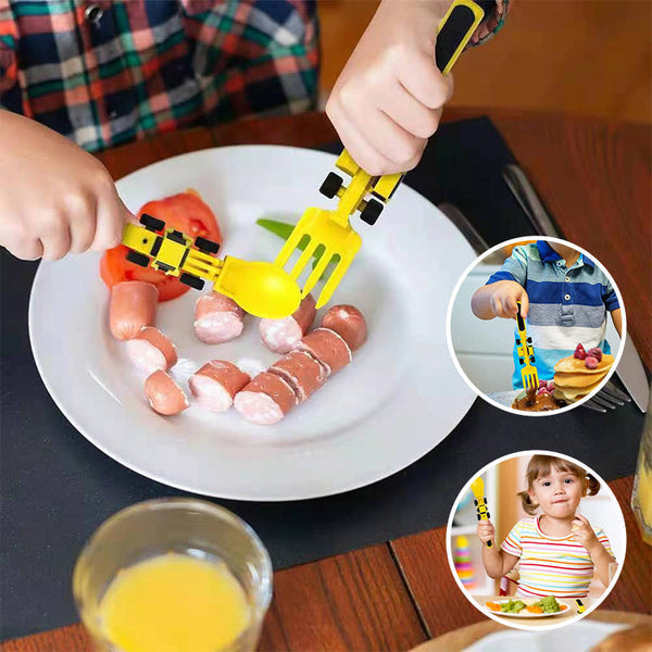 ConstructoFork - Sturdy Kids Cutlery Set