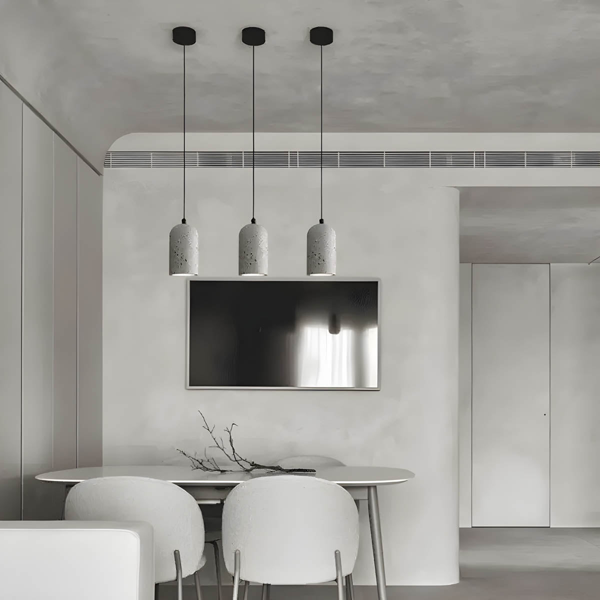UrbanGlow - Industrial Concrete Pendant Light