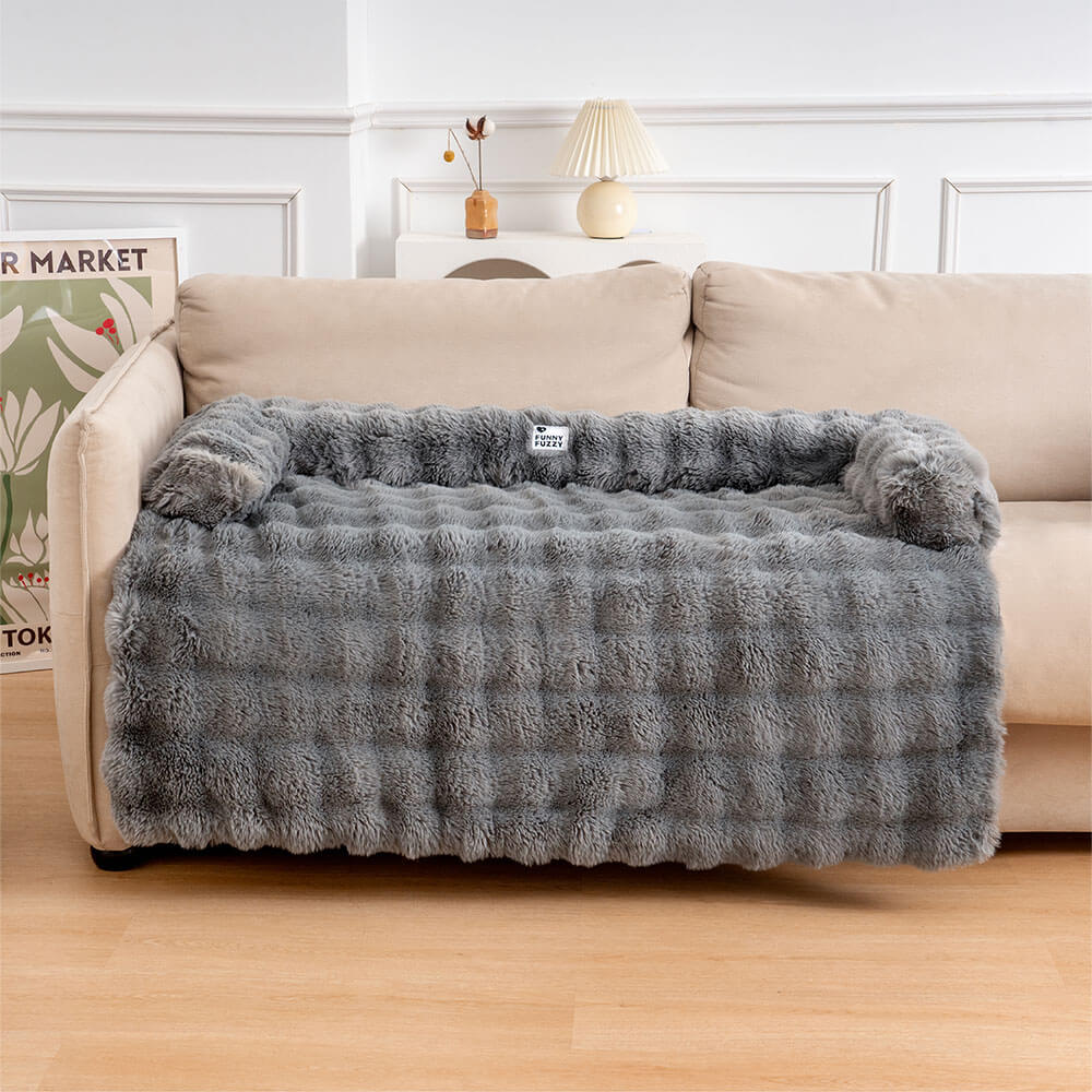 PlushNest - Plush Luxury Dog Sofa Bed