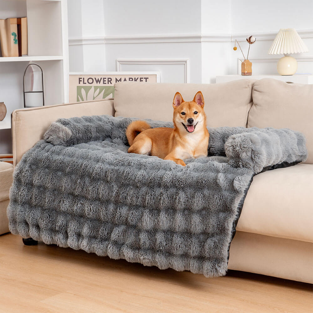 PlushNest - Plush Luxury Dog Sofa Bed