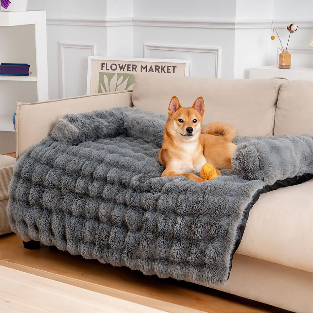 PlushNest - Plush Luxury Dog Sofa Bed