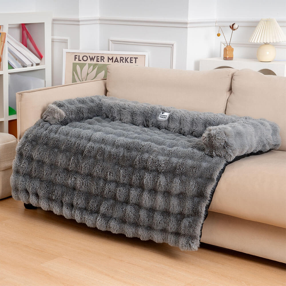 PlushNest - Plush Luxury Dog Sofa Bed