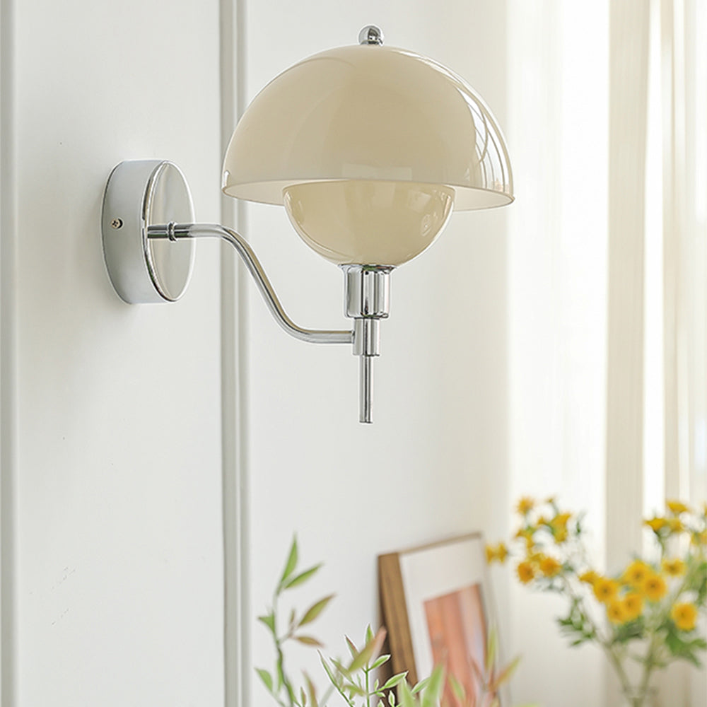 Rivelle - French Mushroom Glass Wall Sconce