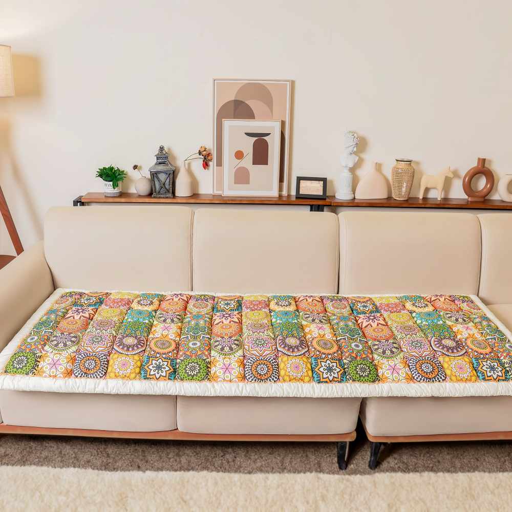 ChicShield - Quilted Sofa Cover for a Stylish Home
