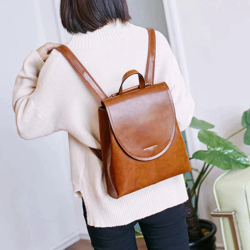 UrbanChic Backpack - Sac À Dos Cuir Tendance Femme