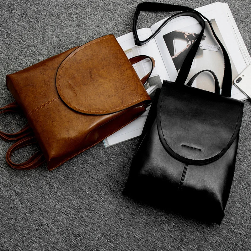 UrbanChic Backpack - Sac À Dos Cuir Tendance Femme