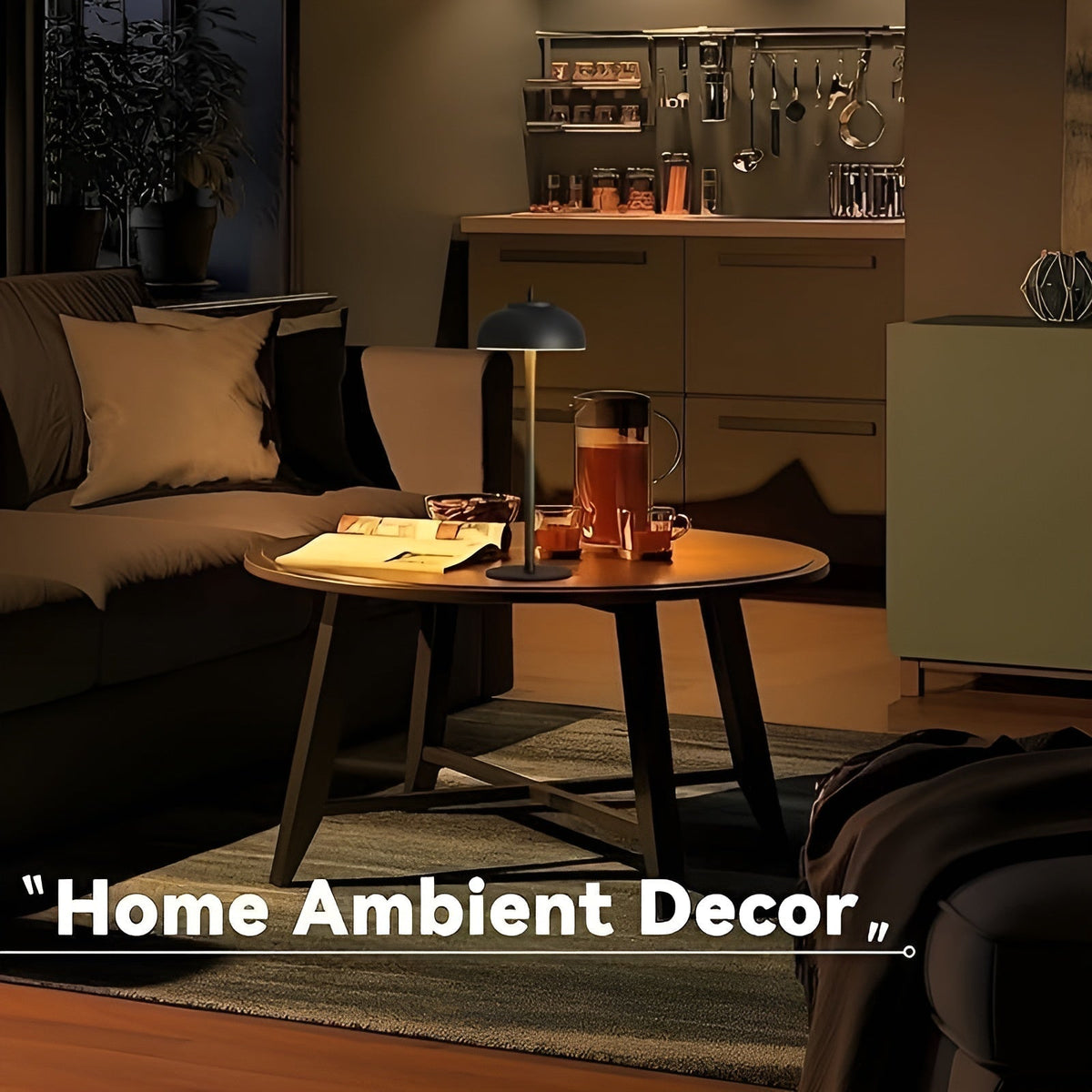 GlowMate - Dimmable Wireless Rechargeable LED Table Lamp