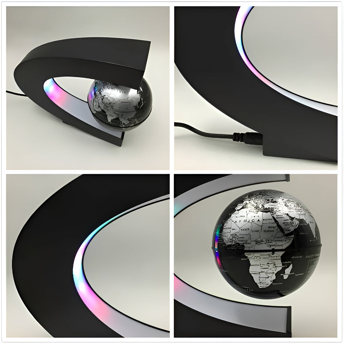GravityGlow - Magnetic Levitating Globe with LED