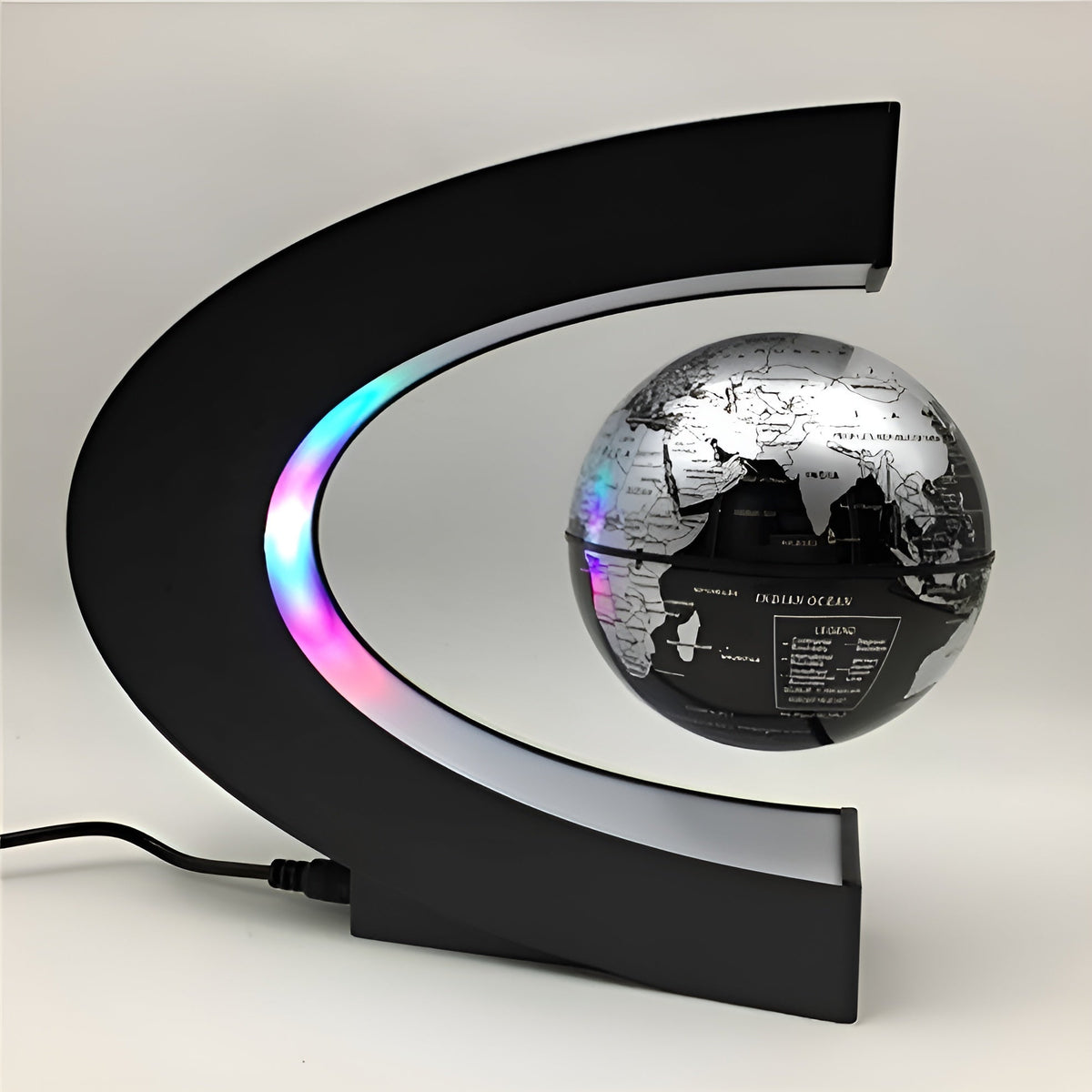GravityGlow - Magnetic Levitating Globe with LED