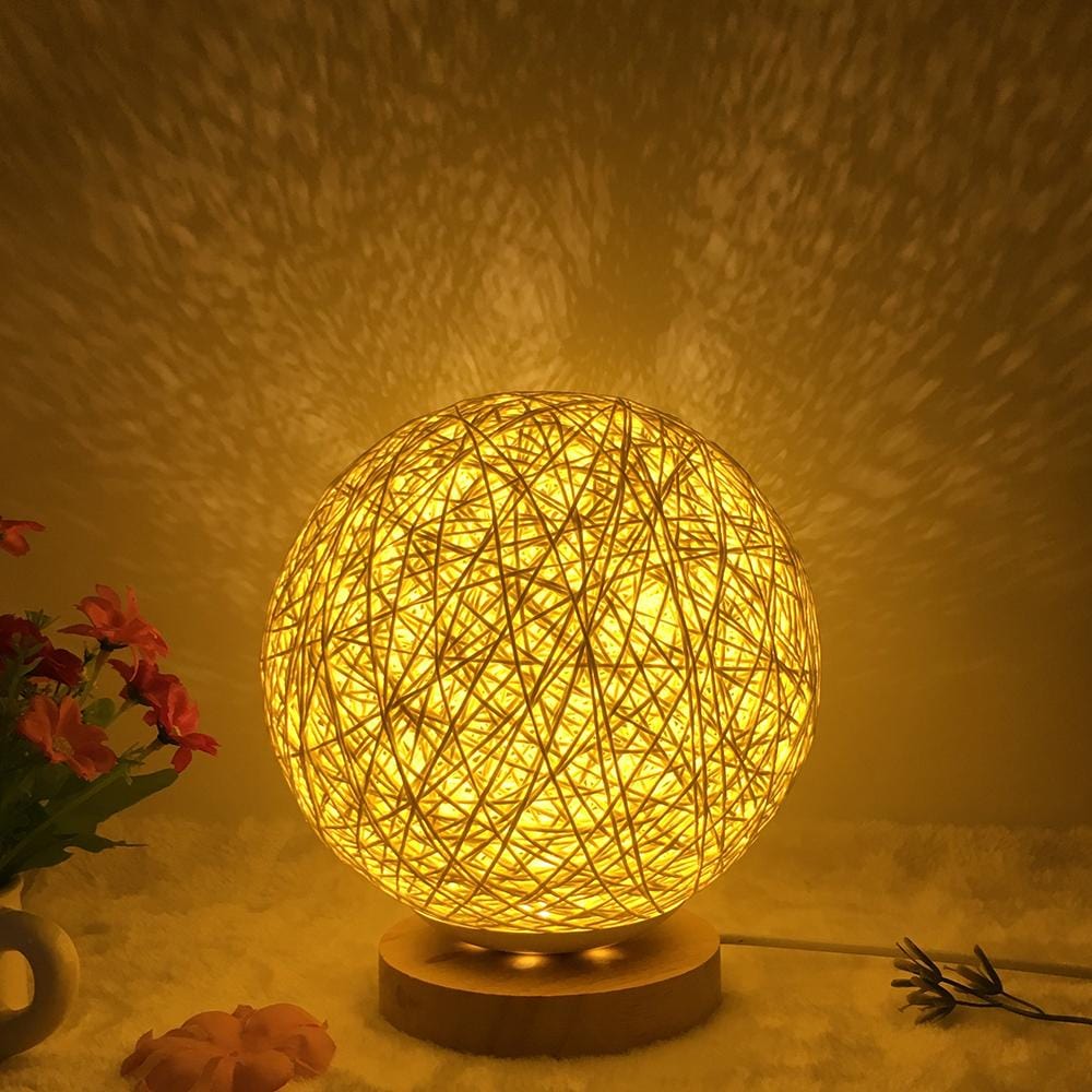 RidgeWood - Chic Wood Industrial Table Lamp